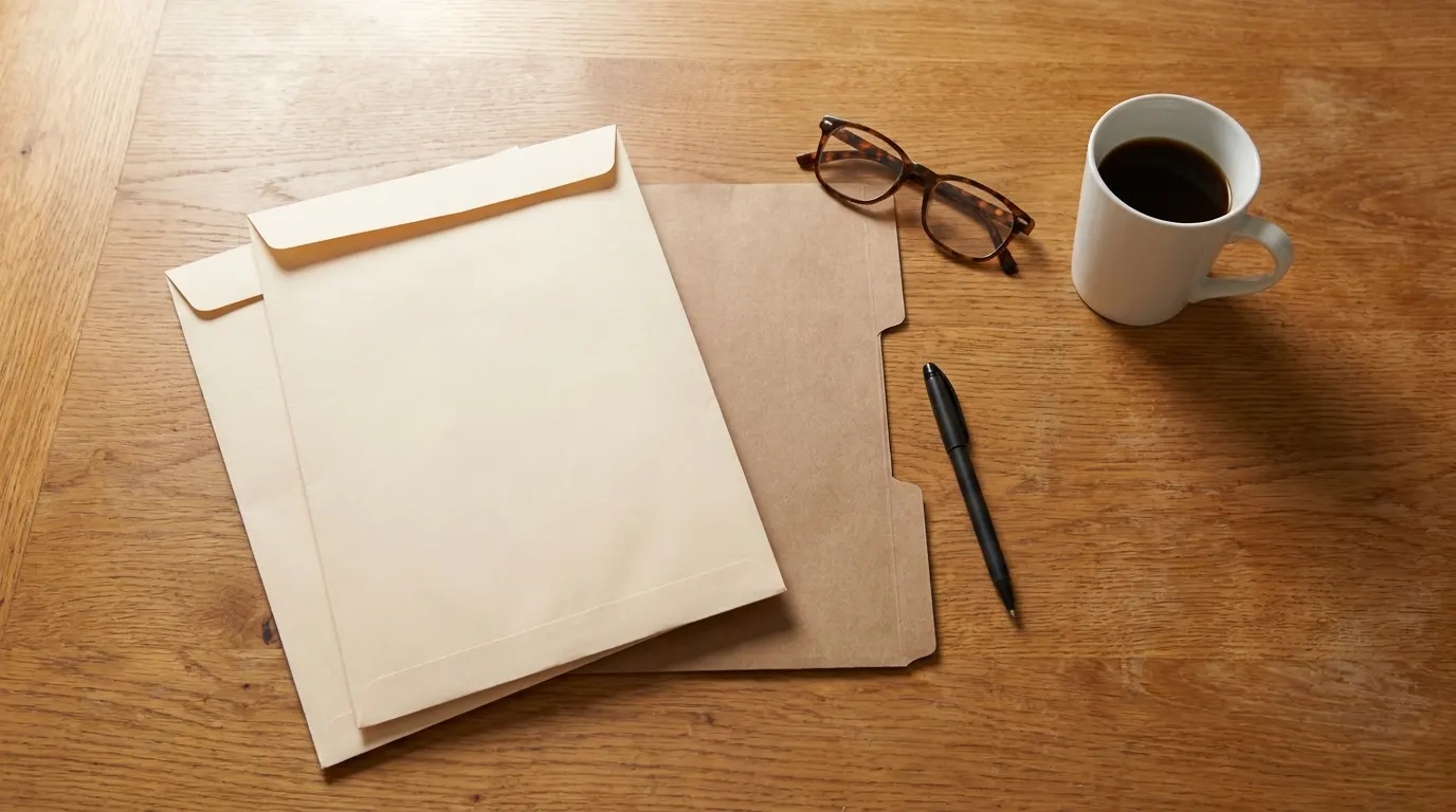 A Florida manufactured home title document and a county deed laid out on a table