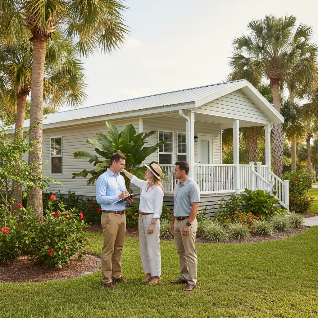Central Florida manufactured home on private land